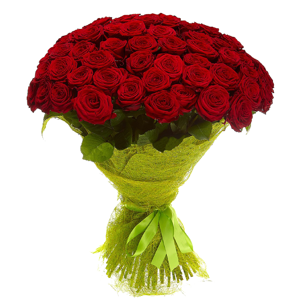 Букет из 51 красной розы Очарование